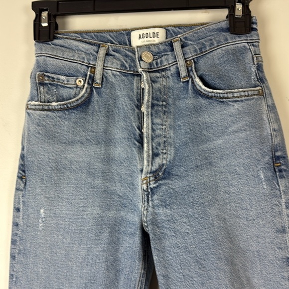 AGOLDE Denim Women's NICO High Rise Slim Fit Jeans Size 23 - Picture 6 of 12